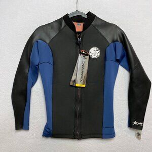 Rip Curl Wetsuit Top Mens M Blue Aggrolite E5 Neoprene Jacket